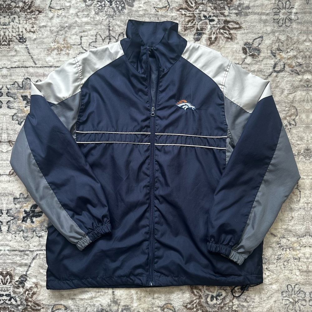 Dunbrooke Denver Broncos Sports Illustrated Navy Men's Windbreaker